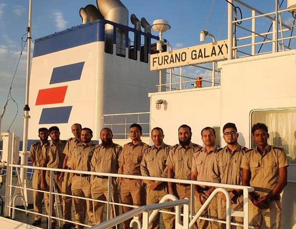 IMA Cadets Onboard on New Take Over Vessel MT Furano Galaxy Delivery Ceremony