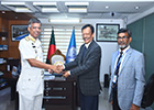 Visit To Bangabandhu Maritime University By Commandant of Ima