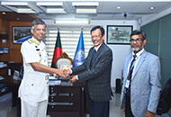 Visit To Bangabandhu Maritime University By Commandant Of IMA